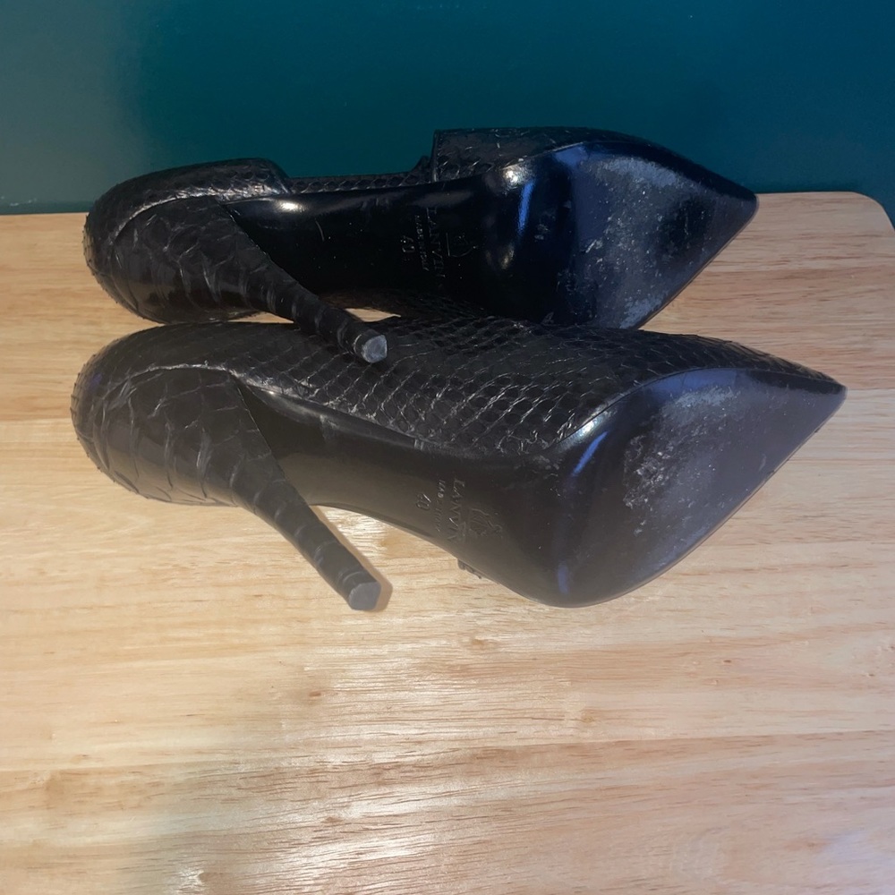 Lanvin Python Cutout Bootie - Picture 9 of 9